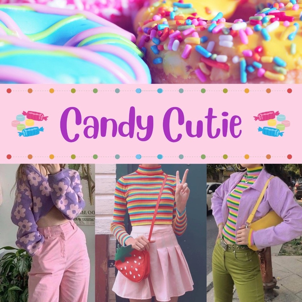 Kandi kid bundle -Colorful thrifted Candy-Inspired Fashion Collection custom